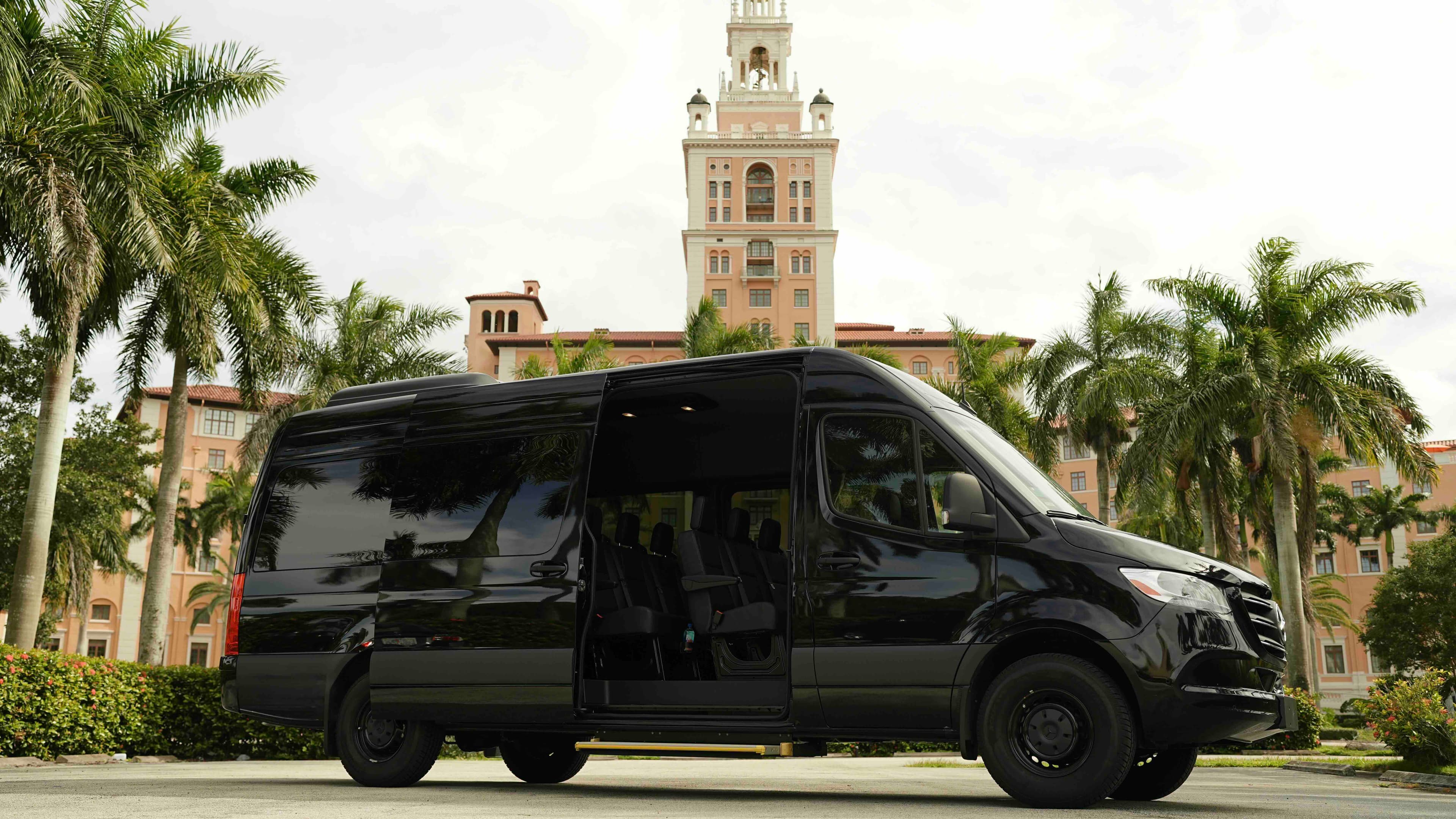 Mercedes Sprinter — Gulf Coast Limousine group vehicle